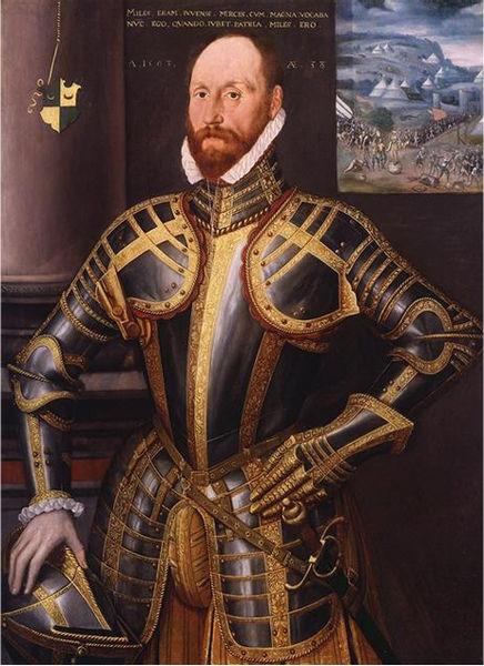 unknow artist Portrait of John Farnham, Gentleman-Pensioner to Elizabeth I of England